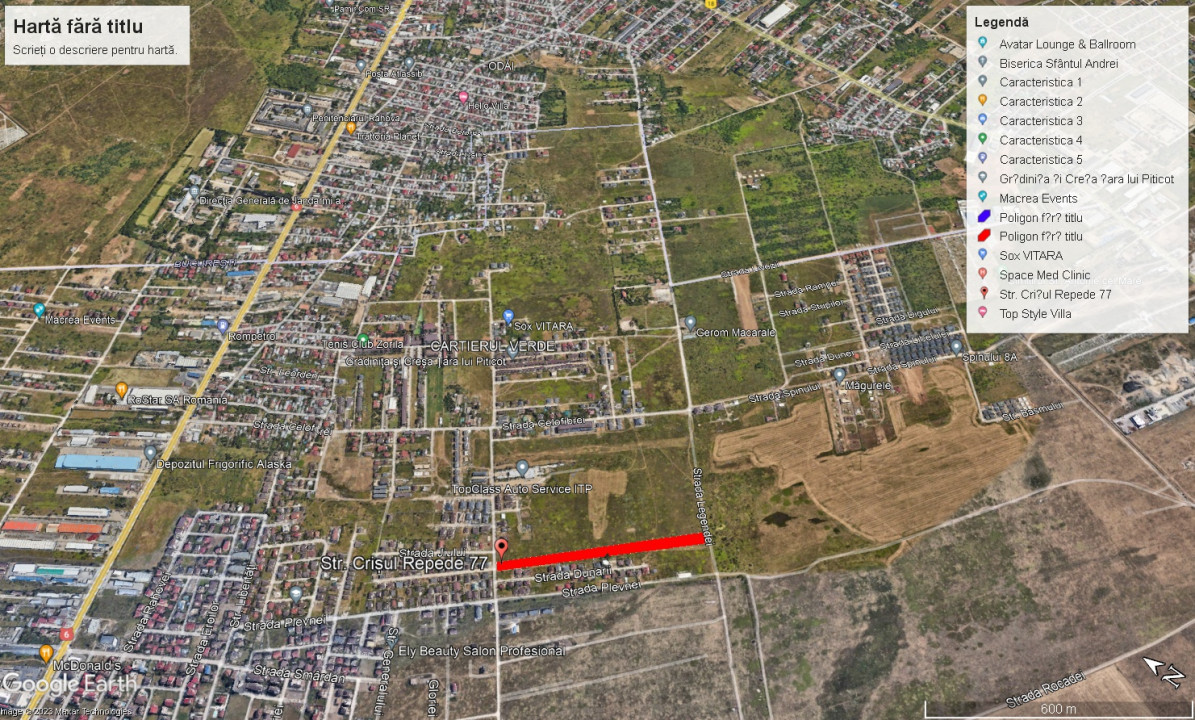 Teren intravilan parcelat 19570 mp | Investitie | Bragadiru- Crisul Repede