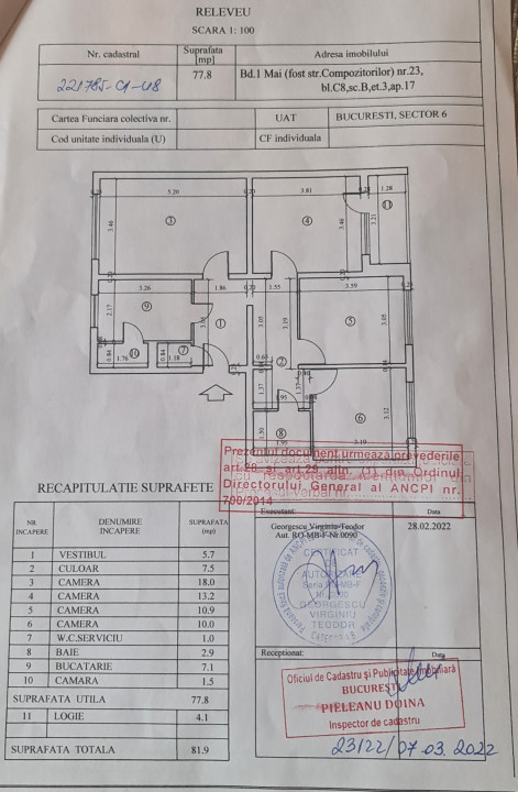  Apartament 4 camere deosebit | Drumul Taberei- Hanul Drumetului