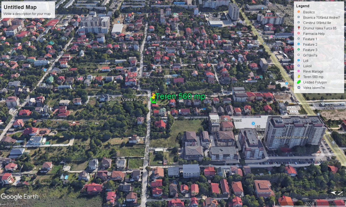 Teren imprejmuit 560 m | Toate Utilitatile | Drumul Taberei - Valea Furcii