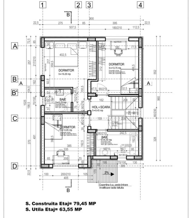 Casa individuala noua 4 camere | Toate utilitatile | Teren 400mp | Zona Domnesti