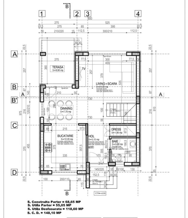 Casa individuala noua 4 camere | Toate utilitatile | Teren 400mp | Zona Domnesti