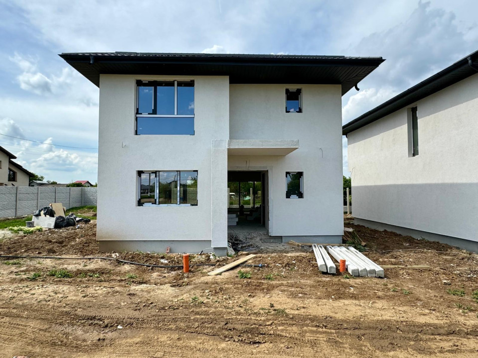Casa individuala noua 4 camere | Toate utilitatile | Teren 400mp | Zona Domnesti