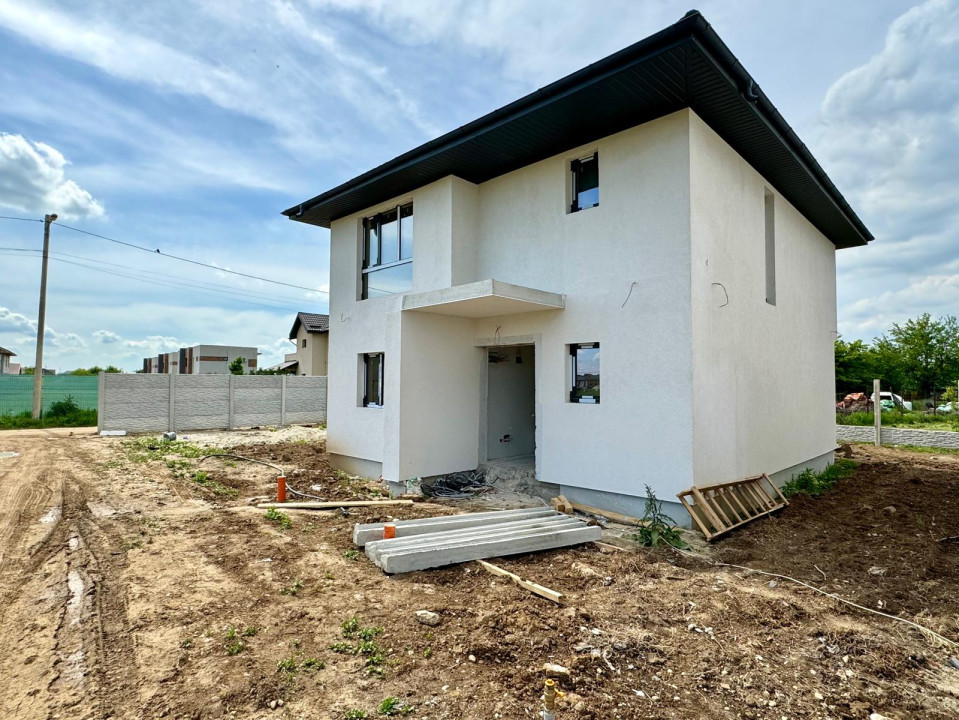Casa individuala noua 4 camere | Toate utilitatile | Teren 400mp | Zona Domnesti