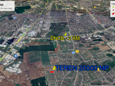 Teren intravilan 10000mp | Toate utilitatile | Zona Domnesti