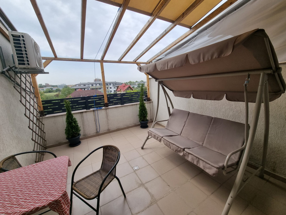 Apartament  2 camere cu bucatarie mobilata | terasa 14 mp | Magurele IFIN-HH 
