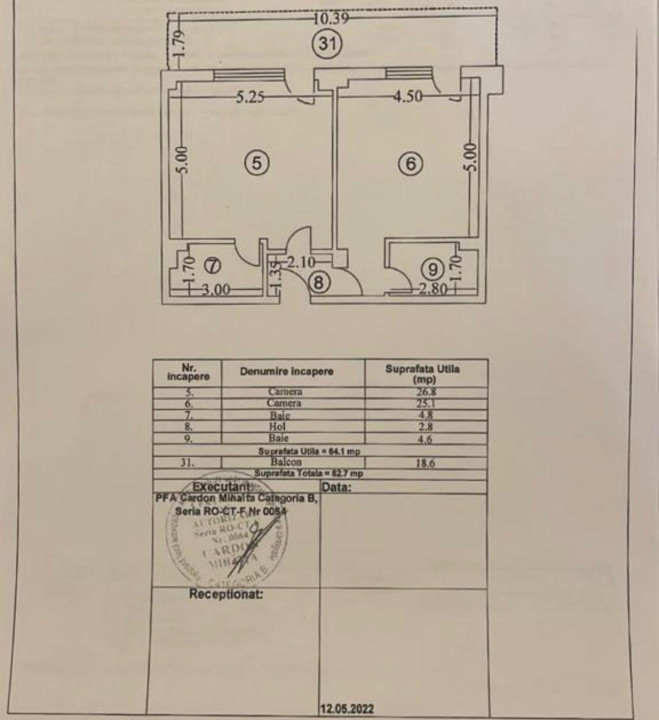 RATE/SCHIMB | Apartament 2 camere mobilat | COMISION 0% | Terasa 19mp | Navodari