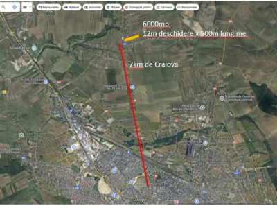 Teren 6000 m.p. Oportunitate investitie Comision 0% | Simnicu de Sus- Craiova 