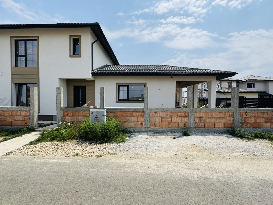 Casa individuala 4 camere | COMISION 0% | Terasa acoperita 23mp | Domnesti