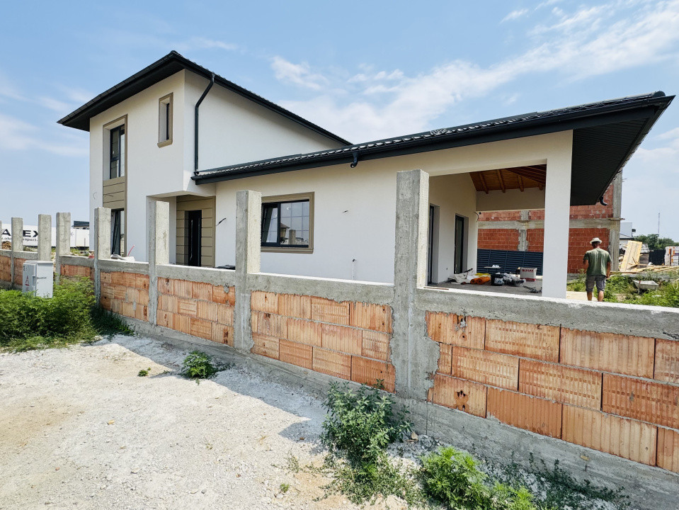 Casa individuala 4 camere | COMISION 0% | Terasa acoperita 23mp | Domnesti