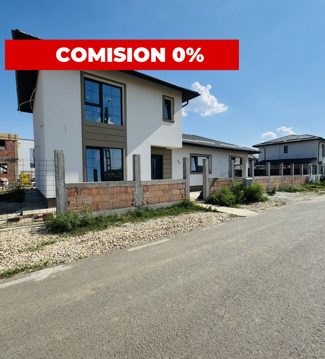 Casa individuala 4 camere | COMISION 0% | Terasa acoperita 23mp | Domnesti