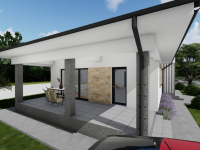 Casa individuala 4 camere | COMISION 0% | Terasa acoperita 23mp | Domnesti