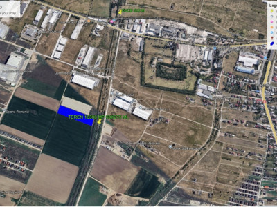 Teren industrial 16300mp | 60X275M | Centura Bucuresti