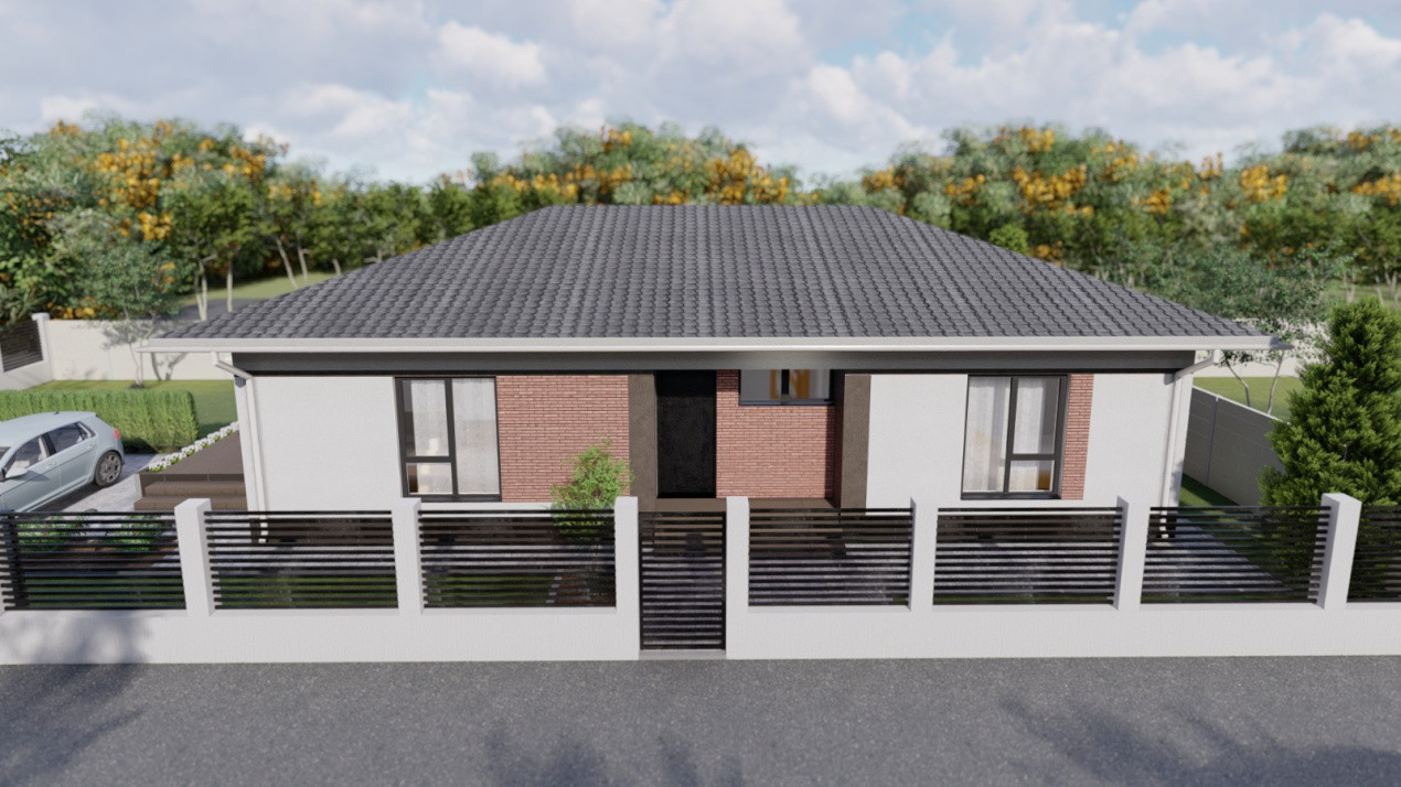 Casa 4 camere | COMOSION 0% | Teren 400mp | Zona Domnesti