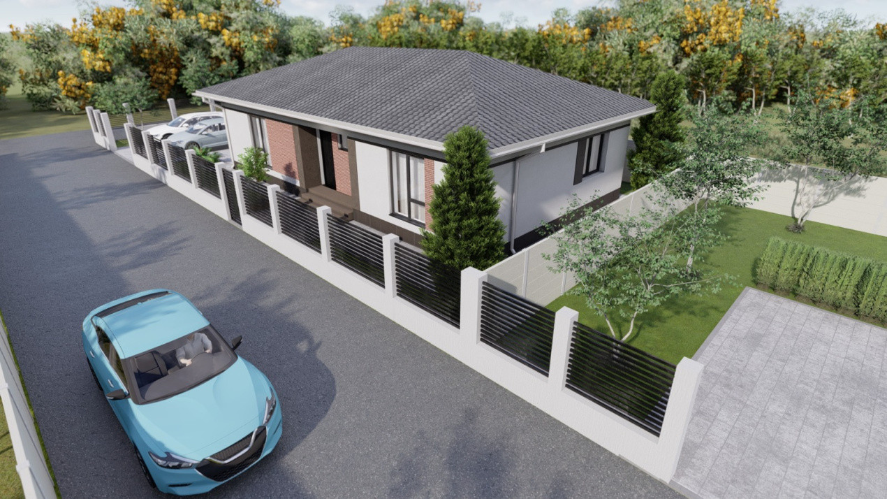 Casa 4 camere | COMOSION 0% | Teren 400mp | Zona Domnesti