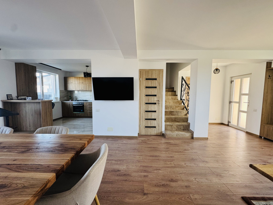 Duplex 4 camere mobilat | Teren 350mp | Domnesti