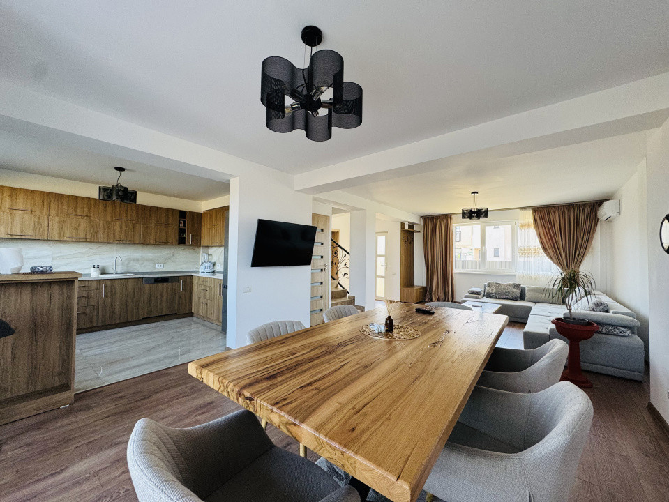 Duplex 4 camere mobilat | Teren 350mp | Domnesti