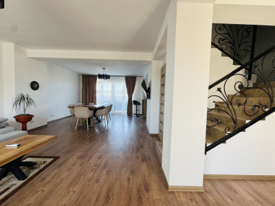 Duplex 4 camere mobilat | Teren 350mp | Domnesti