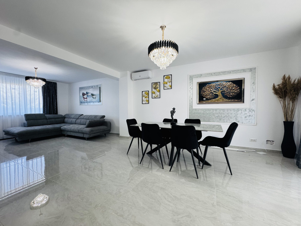 Duplex 4 camere mobilat | Incalzire in pardoseala | Teren 350mp | Domnesti