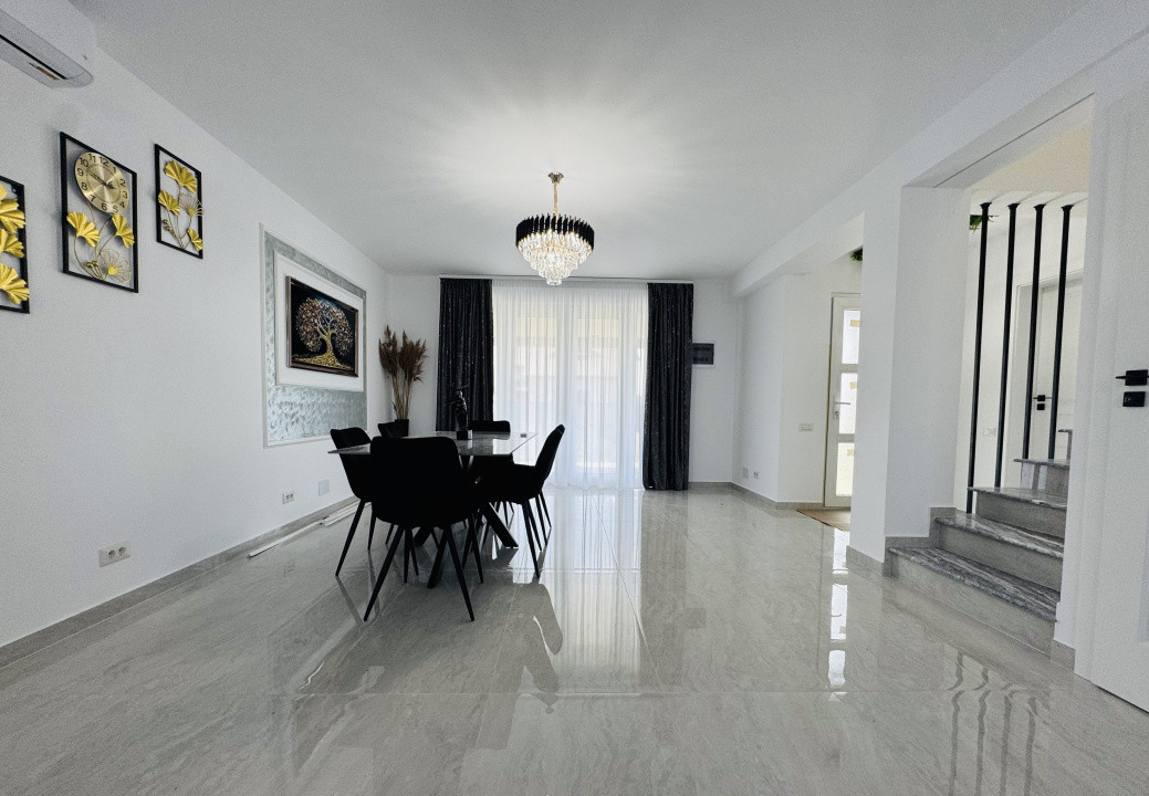 Duplex 4 camere mobilat | Incalzire in pardoseala | Teren 350mp | Domnesti