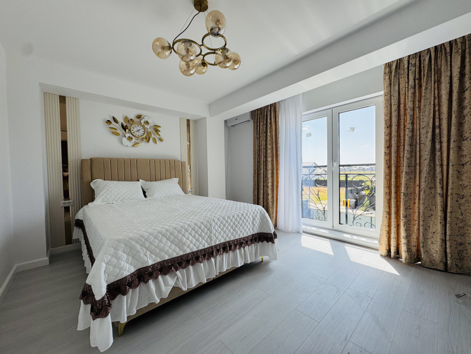 Duplex 4 camere mobilat | Incalzire in pardoseala | Teren 350mp | Domnesti