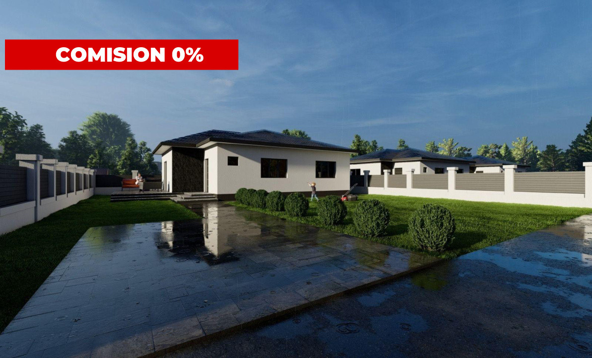 Casa 4 camere | COMISION 0% | Teren 400mp | Clinceni