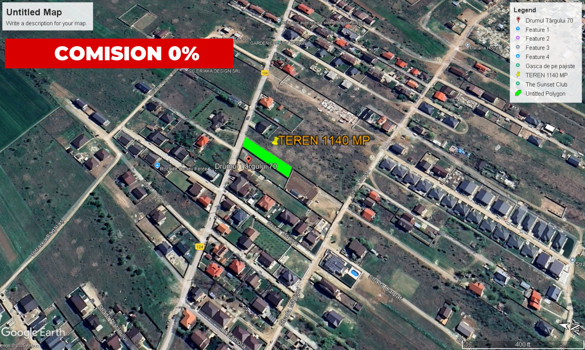 Teren intravilan 1140mp | COMISION 0% | Toate utilitatile | Domnesti
