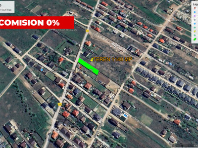 Teren intravilan 1140mp | COMISION 0% | Toate utilitatile | Domnesti