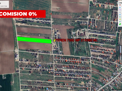 Teren intravilan 7350mp | 42X360 | Toate utilitatile | Zona Domnesti