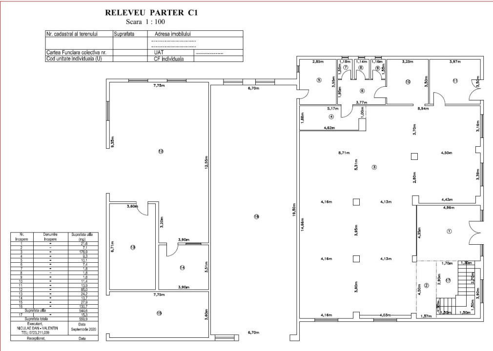 Spatiu comercial/depozitare/productie 550 mp | open space | Magurele DNCB