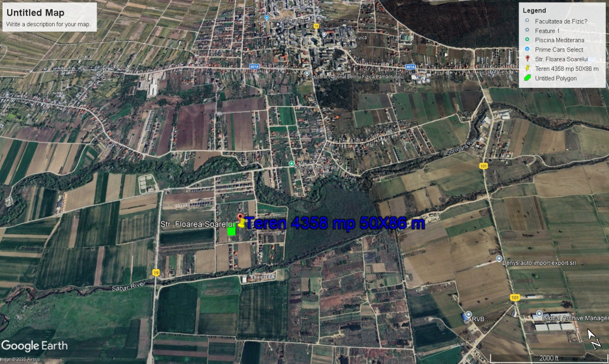 Teren intravilan 4300 mp | Parcelabil | Magurele 