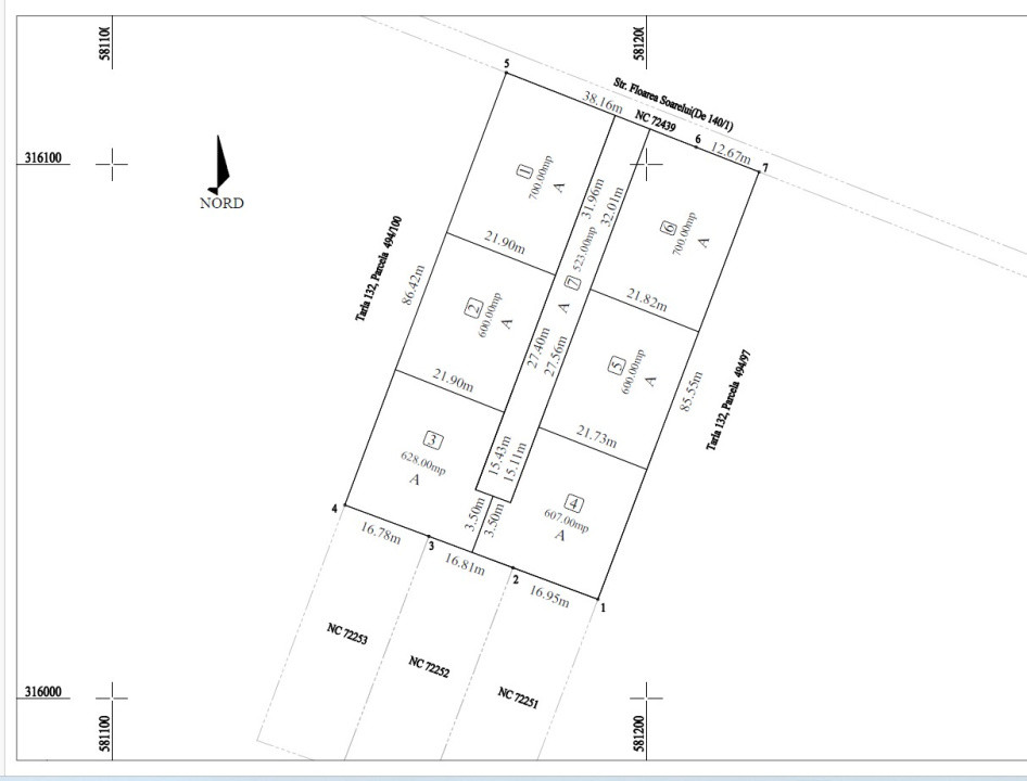Teren intravilan 700 mp | utilitati publice 100 m| Magurele Str Floarea Soarelui