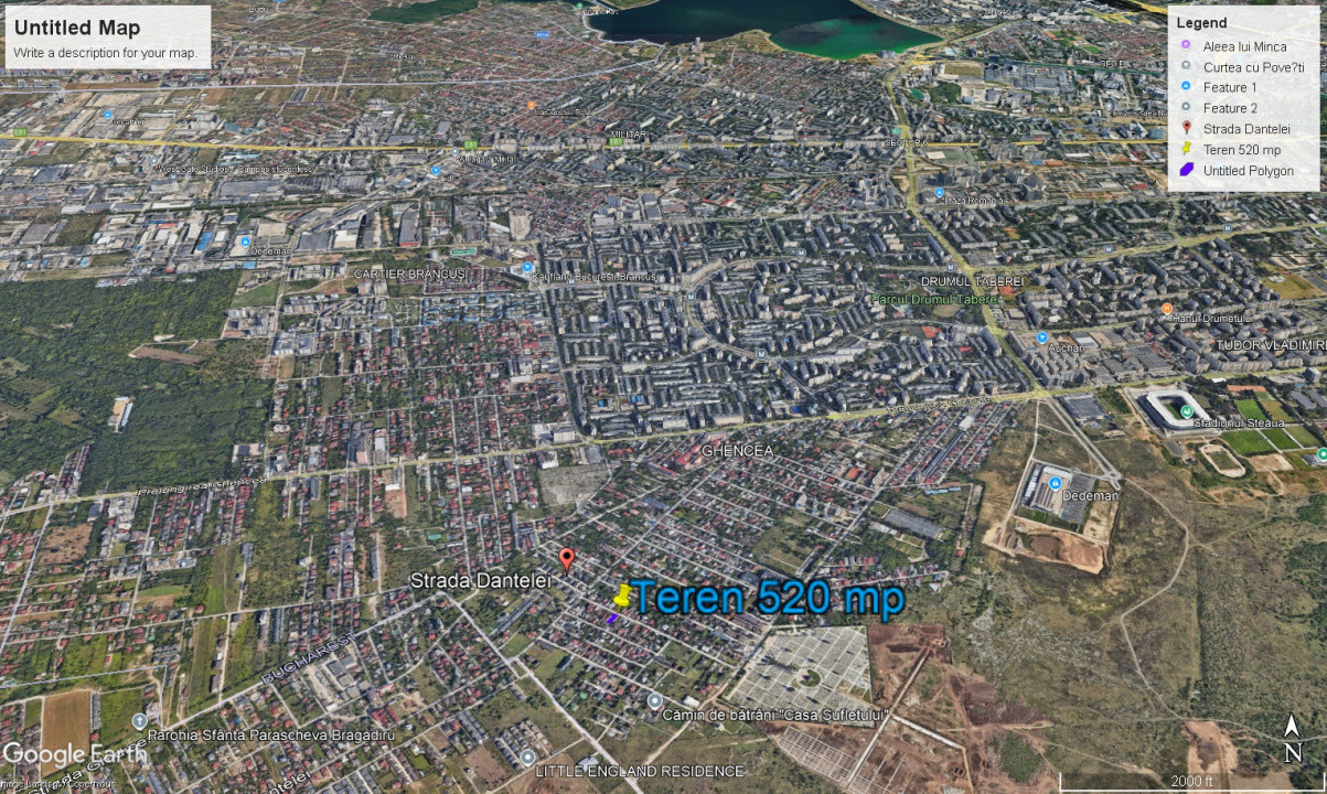 Teren imprejmuit 520 m | Drumul Taberei - Str. Lavei