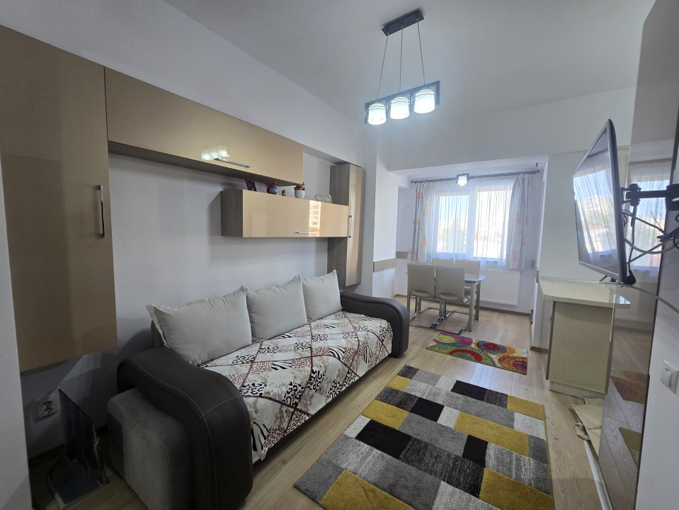 Garsoniera noua 38 m mobilata | Parcare subterana | Piata Alba Iulia- Vitan