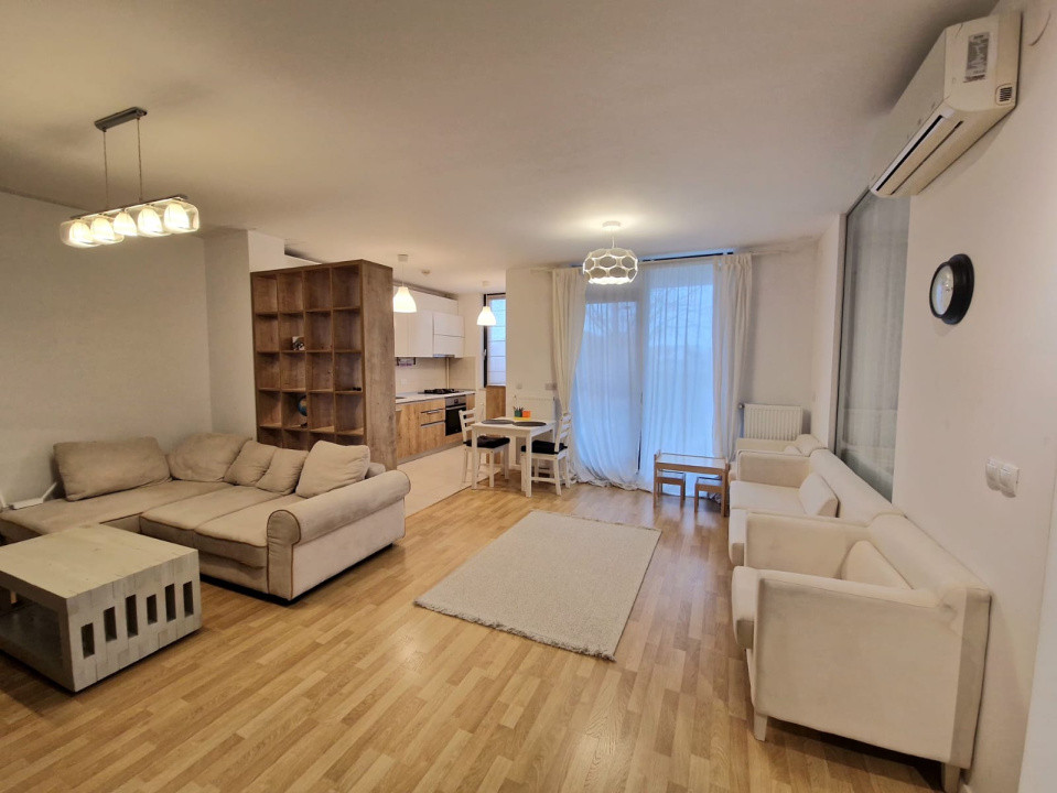 Apartament 2 camere cu grădină privată| loc pqrcare inclus | Adora Pipera 