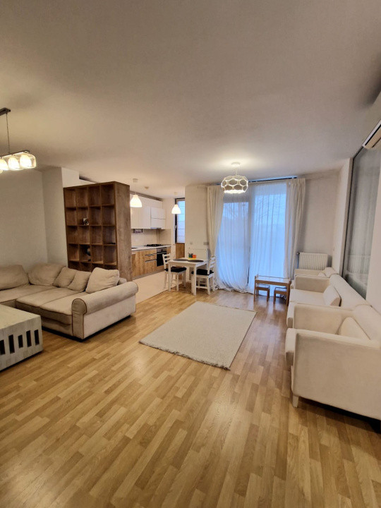 Apartament 2 camere cu grădină privată| loc pqrcare inclus | Adora Pipera 