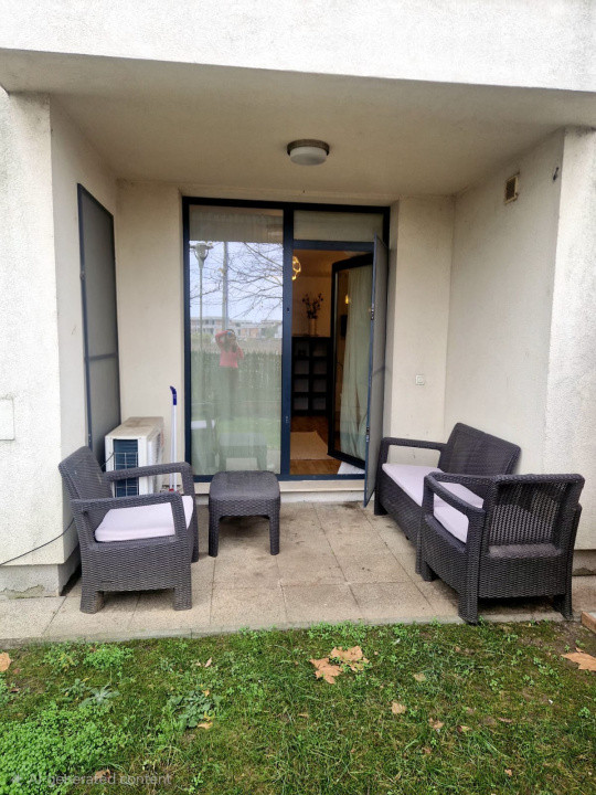 Apartament 2 camere cu grădină privată| loc pqrcare inclus | Adora Pipera 