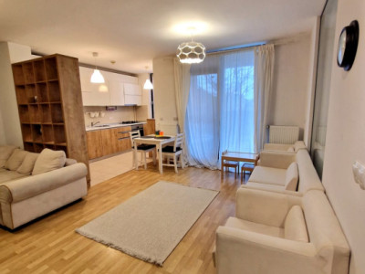 Apartament 2 camere cu grădină privată| loc pqrcare inclus | Adora Pipera 