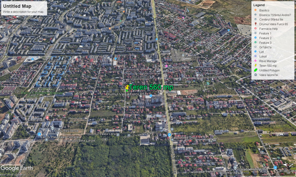 Teren imprejmuit 800 m | Toate Utilitatile | Drumul Taberei - Valea Furcii