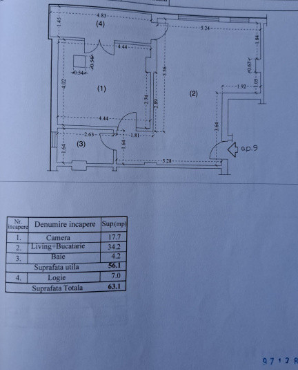 Apartament 2 camere nou | Finisat la cheie | Drumul Taberei- Valea Furcii- Lidl